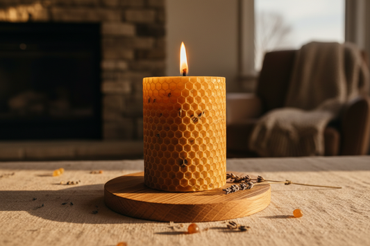 Kokia bičių vaško žvakės nauda ?