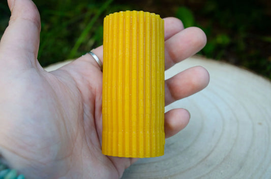 Bičių vaško žvakė "Cilindrėlis" - Melora