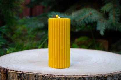 Bičių vaško žvakė "Cilindrėlis" - Melora