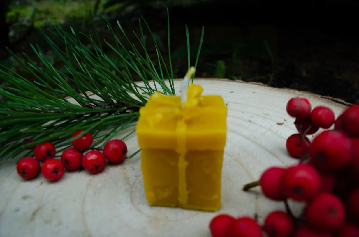 Bičių vaško žvakė "Dovanėlė" - Melora