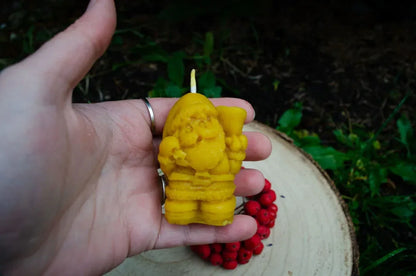 Bičių vaško žvakė "Kalėdų senelis" - Melora