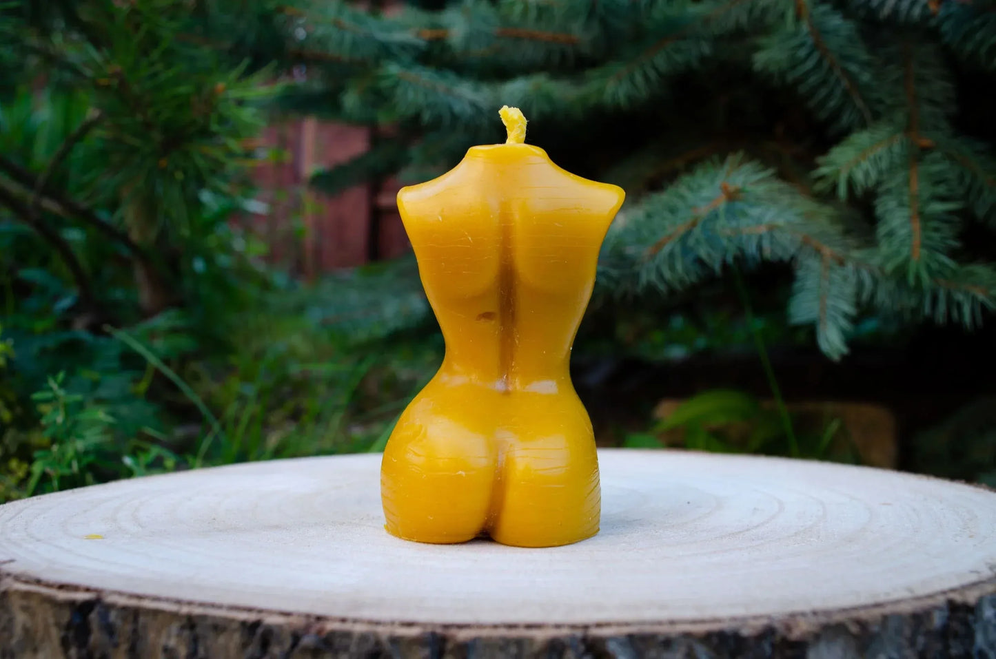 Bičių vaško žvakė "Moters kūnas" - Melora