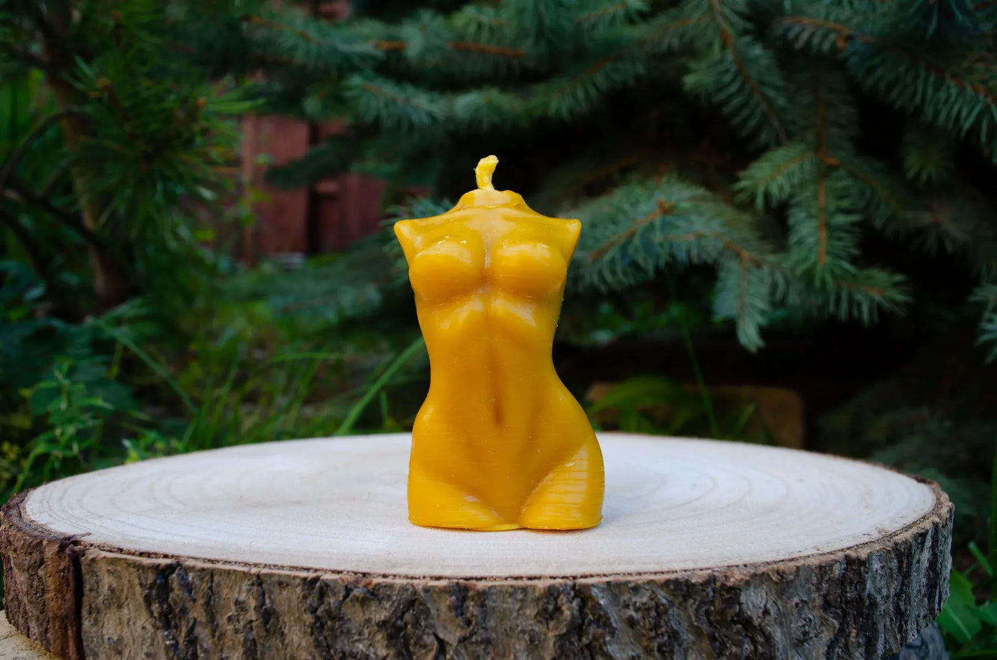 Bičių vaško žvakė "Moters kūnas" - Melora