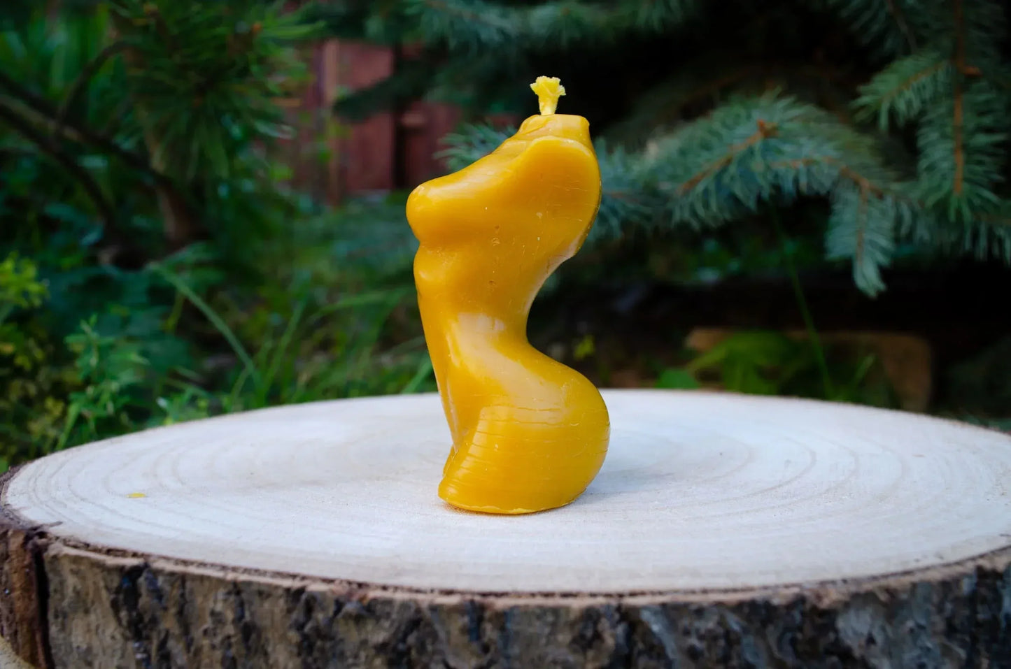 Bičių vaško žvakė "Moters kūnas" - Melora