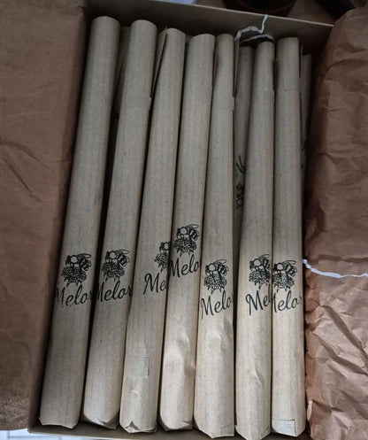 Bičių vaško vakarienės žvakių rinkinys - Melora